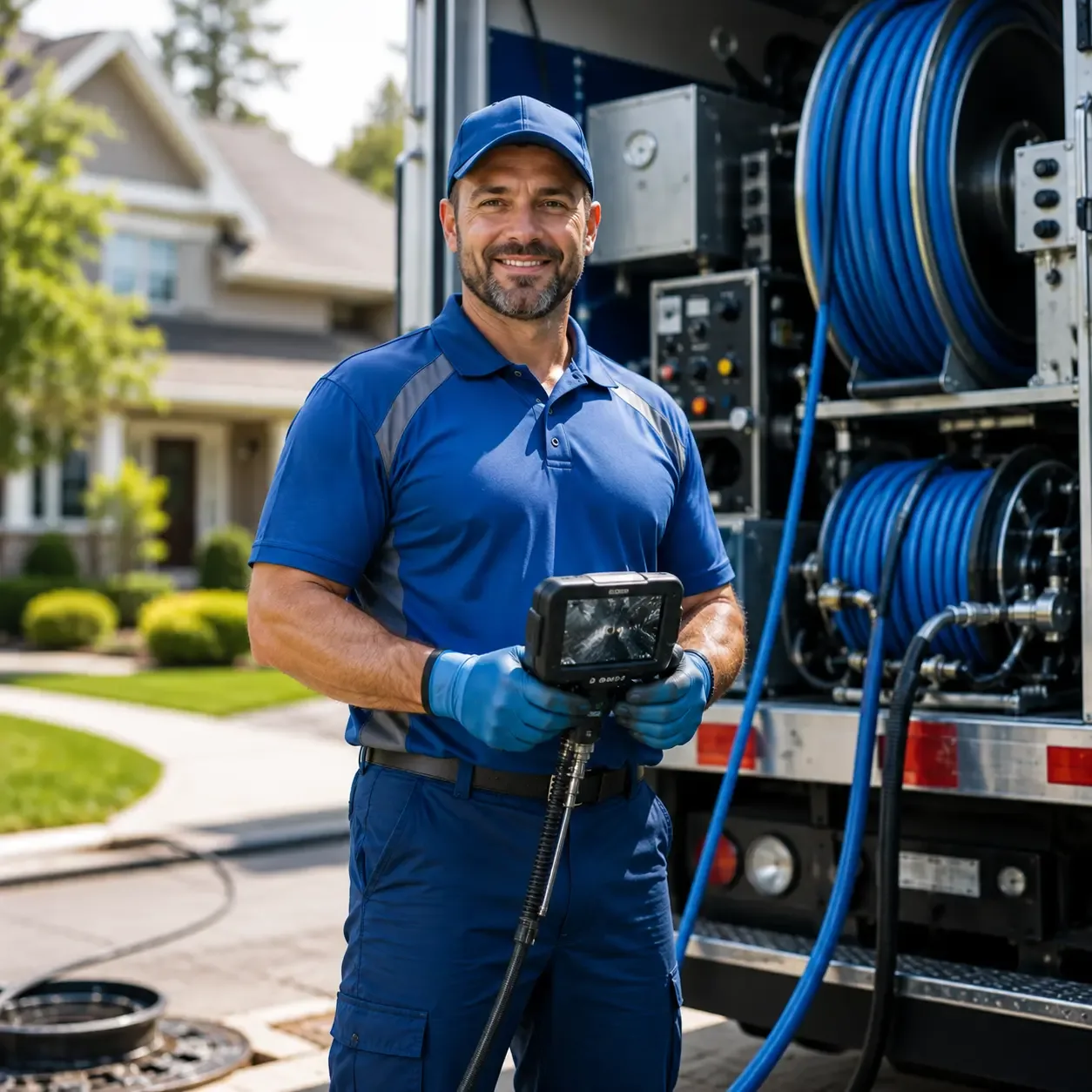 Local outdoor drain cleaning specialists in Fremont, MI